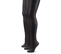 Nur Die 3er Transparent Strumpfhose 725949, Collant Donna, Nero (Schwarz 094), 44 (Talla produttore: M), Pacco da 3