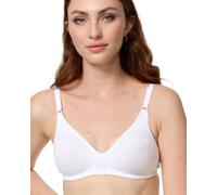 Nur Die Baumwoll BH Reggiseno, Opaque, Bianco (Weiß 030), 95B Donna
