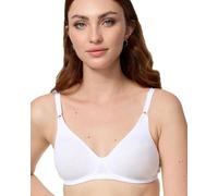 Nur Die Baumwoll BH Reggiseno, Opaque, Bianco (Weiß 030), 95B Donna