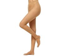 Nur Die - Calze transparenti, donna Beige (Hautfarben (mandel 116)) L