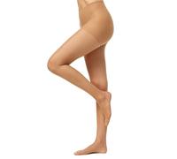 Nur Die Come una seconda Pelle Collant Calze, Transparenti, Beige (Hautfarben (Mandel 116), L Donna