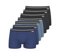 Nur Die Confezione da 7 Boxer in Cotone Elasticizzato Aderente da Uomo