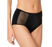 Nur Die Daily Micro Slip aus Mikrofaser Seamless Unterwäsche mit Spitze, Unsichtbar Unter Kleidung Weich Basic Unterhose Mutande da Uomo, Nero, 42 Donna