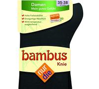 Nur Die Damen "bambus Knie" Calzini, Donna, Grigio (Grau (anthrazit 926)), 39/42- DE