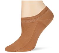 Nur Die - Feines Schuhsöckchen, calzini fantasmini Donna, Braun (amber 230), 35/38
