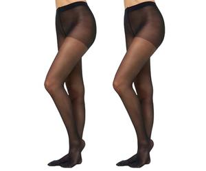 Nur Die Fit In Form 40 Grosse Gr 2er Calzamaglia Donna (Pacco da 2)