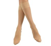 Nur Die Ginocchia Vitastütz Calze, Beige, Taglia Unica Donna