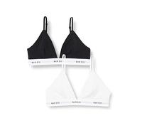 Nur Die Reggiseno Morbido, Confezione da 2 Pezzi Intimo, Nero/Bianco, 40-42 Donna