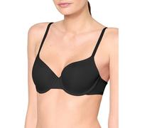 Nur Die Reggiseno T-Shirt con Leggero Push-Up con Ferretto, Coppe Morbide Imbottite Lisce, Senza Cuciture Seamless, Scollo a V, Morbida Microfibra da Donna