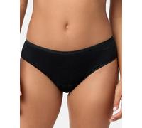 Nur Die Tutti gli Slip Carefree, assorbenti e discreti, Lavabili e riutilizzabili, Realizzati in Cotone, Nero, 48-50 Donna