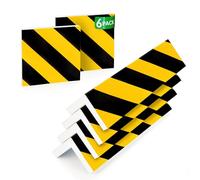 NURADA Paracolpi Garage. Protezione Portiere Auto. Pack 5. Paracolpi Portiere Auto. Paraspigoli Angolari. Angolari per Muro. Paraspigoli Gommapiuma. (4 unità 40x20x2cm + 2 unità 20x20x2cm) (Giallo)