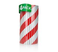 NURADA Protettore per pareti di garage (4 UNITÀ), 40 x 25 x 2 cm, adatta per colonne circolari, evita urti e graffi con i nostri pannelli imbottiti di schiuma