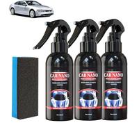 Nurafix Nano Car Spray, 120ml Nurafix Nano Car Scratch Removal Spray, Car Nano Repairing Spray, Car Scuff and Scratch Remover, Nano Coating Spray for Cars (3PCS)
