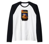 Nuraghe - Sardegna Italia Antiche Rovine Design Maglia con Maniche Raglan