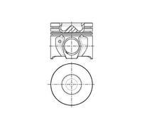 NURAL 87-140800-00 - Pistone