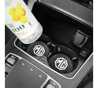 NURCIX 2 Pezzi Auto Sottobicchieri per MG GS MG 5 MG 6 MG ZS MG MGONE Gomma Antiscivolo Sottobicchieri Auto Universale Impermeabile Portabicchieri Auto