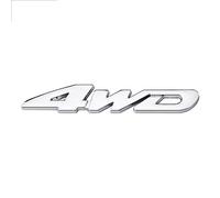 NURCIX 3D Metallo Stemmi Adesivo Auto, per 4WD Tronco Logo Adesivi Emblema Posteriore Anteriore Styling carrozzeria Decorazioni