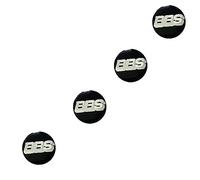 NURCIX 4 Pezzi Auto Coprimozzi Adesivi Antipolvere, per BBS 65MM Tappi Centrali con Logo Accessori protettivi,D