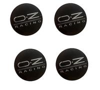 NURCIX 4 Pezzi Auto Coprimozzi Adesivi Antipolvere, per O.Z oz 56MM Tappi Centrali con Logo Accessori protettivi,A