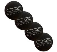 NURCIX 4 Pezzi Auto Coprimozzi Adesivi Antipolvere, per O.Z oz 60MM Tappi Centrali con Logo Accessori protettivi,B