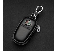 NURCIX Auto Cover Chiave Telecomandi Custodia Portachiavi,per Alfa Romeo Giulia Stelvio Car Key Covers Protezione Accessori Custodia Coprichiave,A
