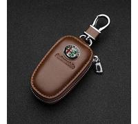 NURCIX Auto Cover Chiave Telecomandi Custodia Portachiavi,per Alfa Romeo Giulia Stelvio Car Key Covers Protezione Accessori Custodia Coprichiave,B