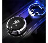 NURCIX Auto Posacenere,per Peugeot 408 308 508 2008 3008 5008 con Coperchio Portacenere Portatile Facile da Pulire,Interni Accessories