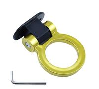 NURCIX Gancio di Traino per Auto,Compatibile con Alfa Romeo Giulia Stelvio Giulietta Mito GT, Gancio di Traino Anteriore per rimorchio Auto,5-Yellow