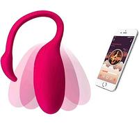 NURCIX Óvetto Vîbrànte Wirless con App da Telefono Vîbràtóre con Wireless Control App Clîtrîdè Púntó G?? Donna Indossabile Mássággiátore Vîbràtóri Telecoman,Pink