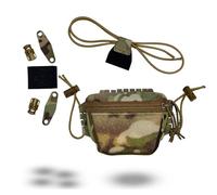 NURCIX Tactical Helmet Storage Pouch - 500D Nylon Build with Battery Box & Cable Management, Universal Fit for Most Helmets(MC)
