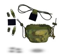 NURCIX Tactical Helmet Storage Pouch - 500D Nylon Build with Battery Box & Cable Management, Universal Fit for Most Helmets(AFG)