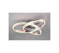 NURIA PLAFONIERA LED 58W LUCE 2300-3000-4000K DIMMERABILE DIAMETRO CM 60 2 FINITURE COLORE