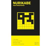 NURIKABE PARA PRINCIPIANTES: +100 JUEGOS DE NURIKABE | DIFICULTAD MEDIA | INCLUYE INSTRUCCIONES | DE BOLSILLO