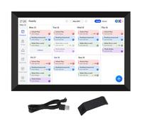 Nurnesy 10.1 In Smart Digital Planner, Calendario Intelligente Touchscreen HD con Piani per i Pasti, Tabella delle Faccende per il Family Office, Supporto per, Outlook