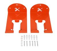 Nurnesy 2 Set Ganci a Muro di Erba a Parete - Grapper Dell'organizzatore per Utensili Garage per un Efficiente Deposito per Utensili Giardino