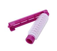 Nurnesy 20pcs per Perme di Permanente Peluche Briciolo Rullo per Capelli per Permanente Nessun Danno Ai Capelli Facili Nessun Calore Necessario Lussureggiante Design di Limpasto in (Viola)
