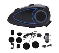 Nurnesy Altoparlante del Casco per Motociclisti 5.4, Musica Stereo HIFI, Navigazione GPS, Altoparlante da 40 Mm a Prova di Acqua IP65, Luce Ambientale, Supporto