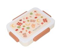Nurnesy Contenitore Bento per il Pranzo dei Bambini con 3 Scomparti | Portapranzo Portatile per Mensa, Adatto Al Microonde, per la Scuola