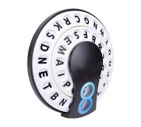 Nurnesy Gioco di Parole Dal Ritmo Frenetico Gioco Tavolo con Lettere | Include 1 Dispositivo Rotante 20 Gettoni Punteggio Istruzioni per 2-8 Giocatori Viaggio per Feste in Famiglia, Sfida di
