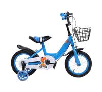 Nurnesy Iron Kids Bike, Kids Bike for Boys Girls di età Compresa tra 3 e 10 Anni, Cestino, Bici per Bambini a Sedile Regolabile con Ruote da Allenamento per Ciclismo da Corsa All'aperto (16in)