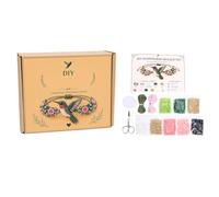Nurnesy Kit per Realizzare Braccialetti con Perline Fai-te Artigianato per | Kit con Perline Kit Artigianale per Braccialetti Fai--te per Adulti con Tutti gli Strumenti e i Materiali per L'arte Fatta