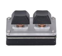 Nurnesy Mini Tastiera a 2 Tasti Cablata Tasto di Scelta Rapida Programmabile Intelligente Copia Incolla Taglia Tastiera USB Retroilluminata RGB per Plug and Play su Dispositivi
