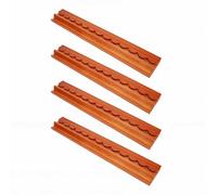 Nurnesy Rack Mahjong in Legno Massello da 4 Pezzi da 17 Pollici con | Spingitore Dal Design Antiscivolo per Riunioni di Famiglia, Rastrelliera Mahjong con Spingitore, Rastrelliera Mahjong da 17