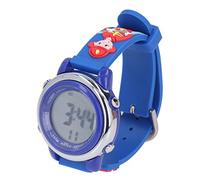 Nurnesy Smart Watch per Bambini, Ragazze e Ragazzi, Orologi Digitali Waterpr001f con Cinturino in Cartone Animato 3D, Quadrante con Motivo Fuoco, Orologi da Polso Multifunzionali con