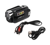 Nurnesy Videocamera Digitale Videocamera Registrazione Ad Alta Definizione per Riprese, Display LCD da 2,7 Pollici, Zoom 16X, Flash Incorporato, Comoda Interfaccia a Vite da 1/4