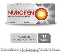 nurofen 200 mg Ibuprofene 12 Compresse Rivestite