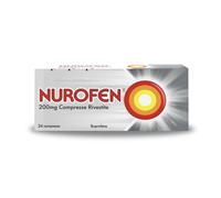 Nurofen 200 mg Ibuprofene 12 Compresse Rivestite, antinfiammatorio e a