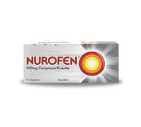 Nurofen 200 mg Ibuprofene 12 Compresse Rivestite, antinfiammatorio e a