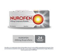 NUROFEN 200MG 24 CPR antinfiammatorio e antidolorifico contro febbre, mal di testa, mal di denti e dolori muscolari