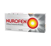 Nurofen 200mg Ibuprofene Febbre e Dolore, 12 Compresse